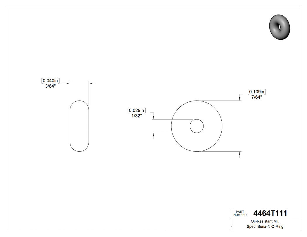 Technical drawing - 4464T111